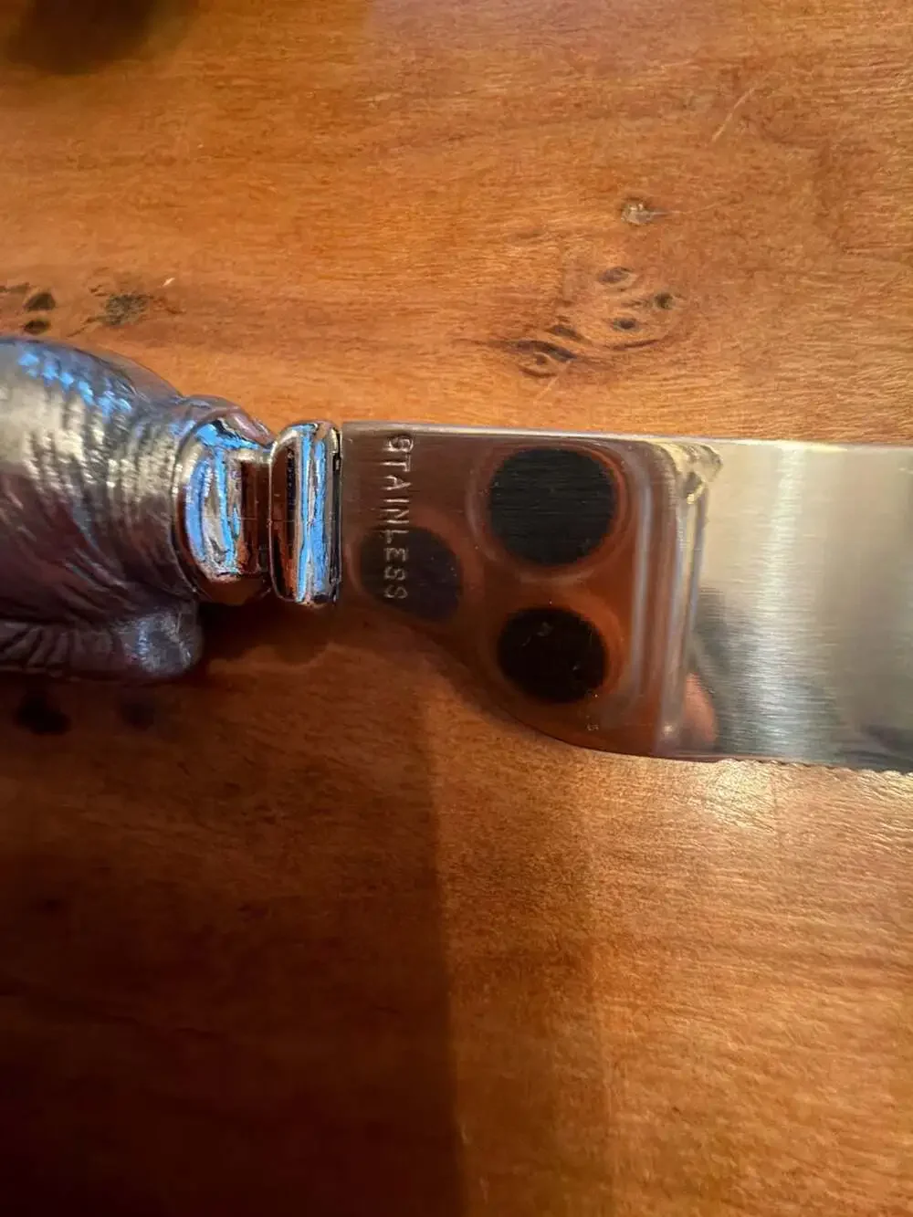 Vintage Arthur Court Rabbit Cheese‎ Slicer/Knife/Spreader Stainless Steel Blade